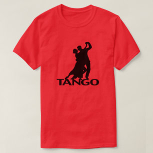 Tango Ballroom Dancers Silhouette T-shirt