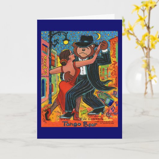 Tango Beer Wenskaart Kaart (Gele Bloem)