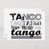 Tango Briefkaart (Voorkant / Achterkant)