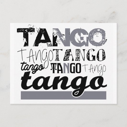 Tango Briefkaart (Voorkant)