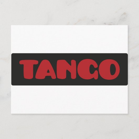 Tango Briefkaart (Voorkant)