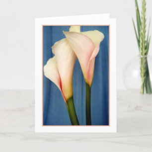 Tango Calla Lily Photo Wenskaart Kaart
