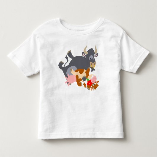 Tango! (cartoon stier en koe) kinderen T-shirt (Voorkant)