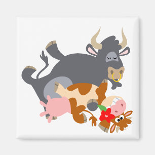 Tango! (cartoon stier en koe) magnet