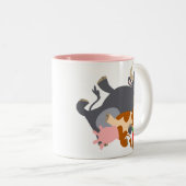 Tango! (cartoon stier en koe) Mok (Voorkant rechts)