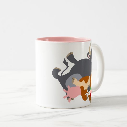 Tango! (cartoon stier en koe) Mok (Voorkant rechts)