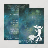 Tango Classic Dance Personalized Glam Galaxy Kaart (Voorkant / Achterkant)