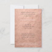 Tango Classic Dance Pink Rose Gold White Kaart (Achterkant)