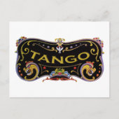 Tango coole design! briefkaart (Voorkant)