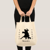 Tango Dance Silhouette Personal Tote Bag (Voorkant (product))