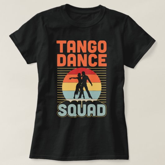 Tango Dance Squad Matching Tango Dance School Grou T-shirt (Design voorkant)