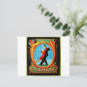 Tango Dancer Briefkaart (Staand voorkant)