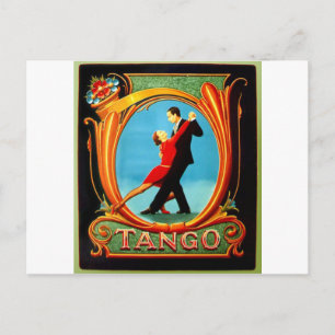 Tango Dancer Briefkaart