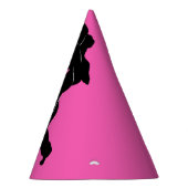 Tango Dancer Roze Papier Party Pet Kies Kleur Feesthoedjes (Rechts)