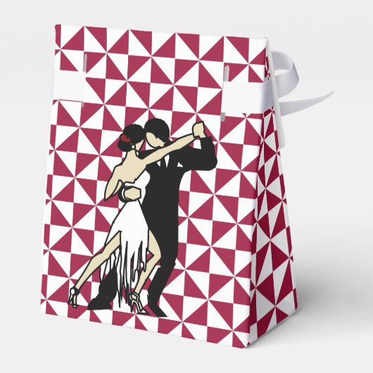 Tango Dancers Bedankdoosjes (Achterkant)