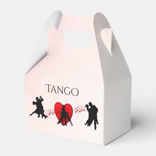 Tango Dancers Bedankdoosjes (Voorkant Zijde)