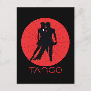 Tango Dancers Briefkaart