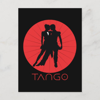 Tango Dancers Briefkaart
