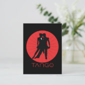 Tango Dancers Briefkaart (Staand voorkant)
