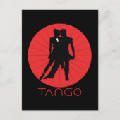 Tango Dancers Briefkaart (Voorkant)