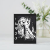 Tango Dancers Briefkaart (Staand voorkant)