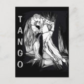 Tango Dancers Briefkaart (Voorkant)