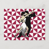 Tango Dancers Briefkaart (Voorkant)