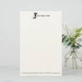 Tango Dancers Briefpapier (Staand voorkant)