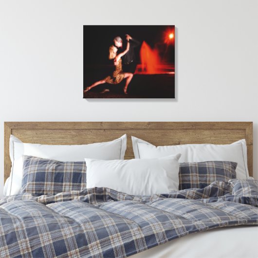 Tango Dancers Canvas Afdruk (Insitu (Slaapkamer))