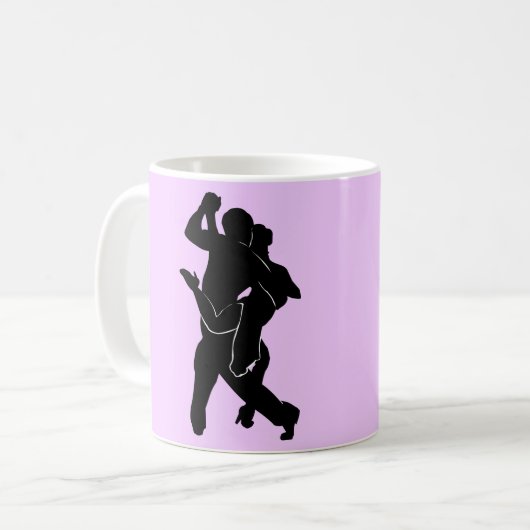 Tango Dancers Coffee Mok (Voorkant links)