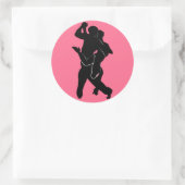 Tango Dancers Couple Sticker - Aangepaste kleuren (Tas)