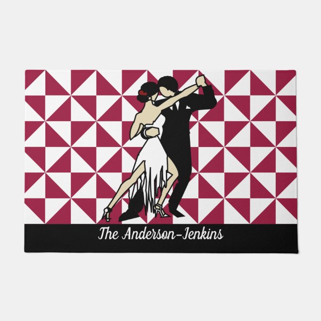 Tango Dancers Deurmat (Voorkant)