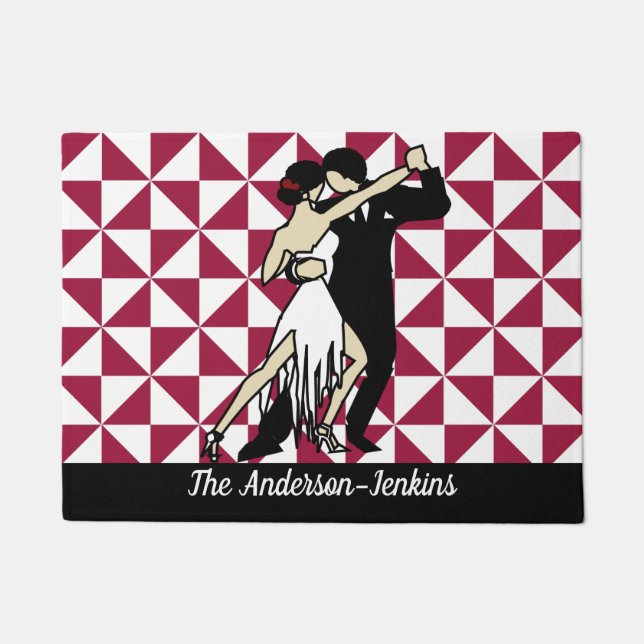 Tango Dancers Deurmat (Voorkant)