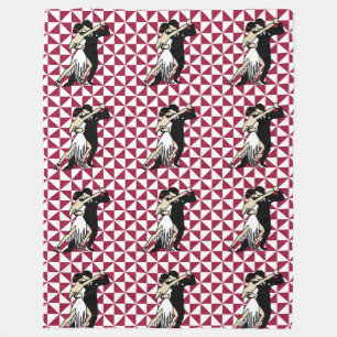 Tango Dancers Fleece Deken