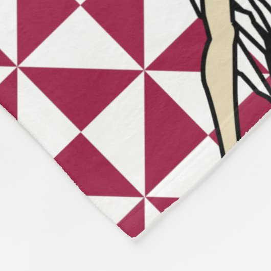 Tango Dancers Fleece Deken (Hoek)