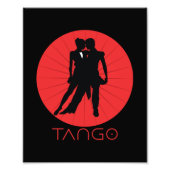 Tango Dancers Foto Afdruk (Voorkant)