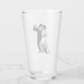 Tango Dancers Glas (Achterkant)