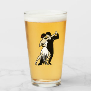 Tango Dancers Glas