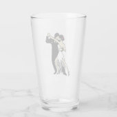 Tango Dancers Glas (Achterkant)