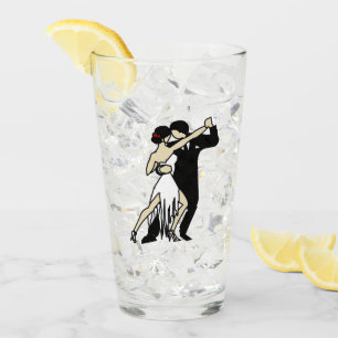 Tango Dancers Glas