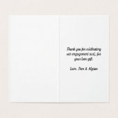 Tango Dancers Kaart (Binnenkant ongevouwen)