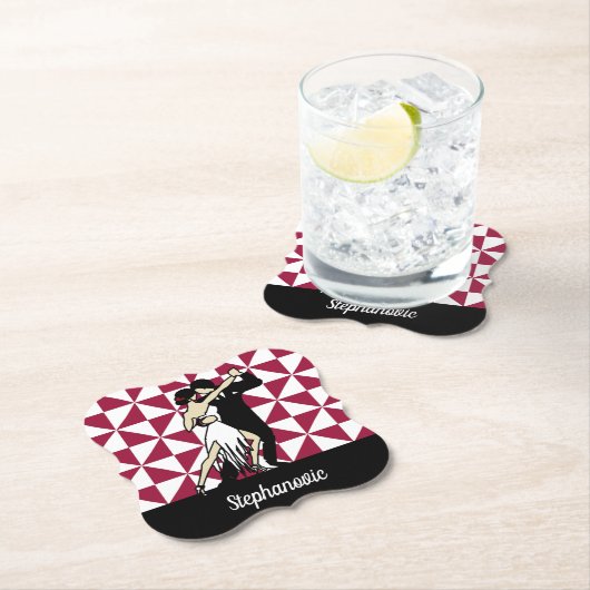 Tango Dancers Kartonnen Onderzetters (Insitu)