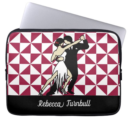Tango Dancers Laptop Sleeve (Voorkant)
