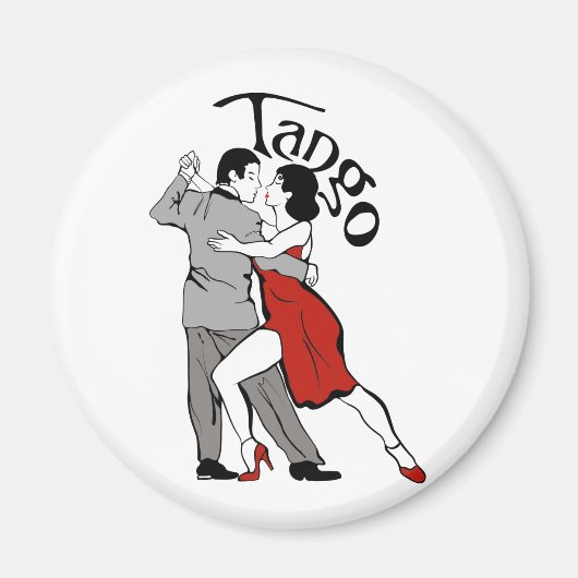 Tango Dancers Magneet (Voorkant)