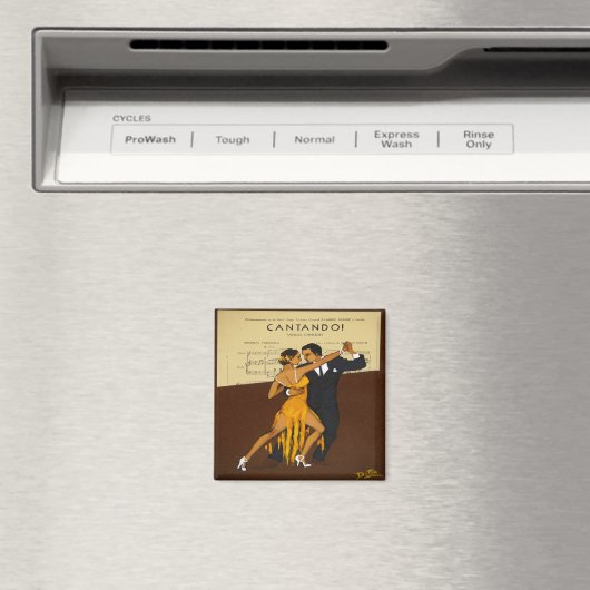 Tango Dancers Magnet Dance Gift (Insitu (Vaatwasser))