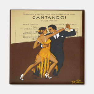 Tango Dancers  Magnet Dance Gift