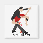 Tango Dancers (op maat) Magneet (Voorkant)