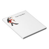 Tango Dancers (op maat) Notitieblok (Schuin)