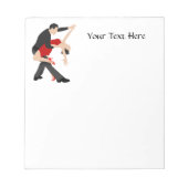 Tango Dancers (op maat) Notitieblok (Voorkant)