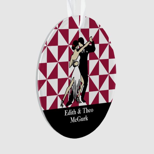 Tango Dancers Ornament (voorkant)